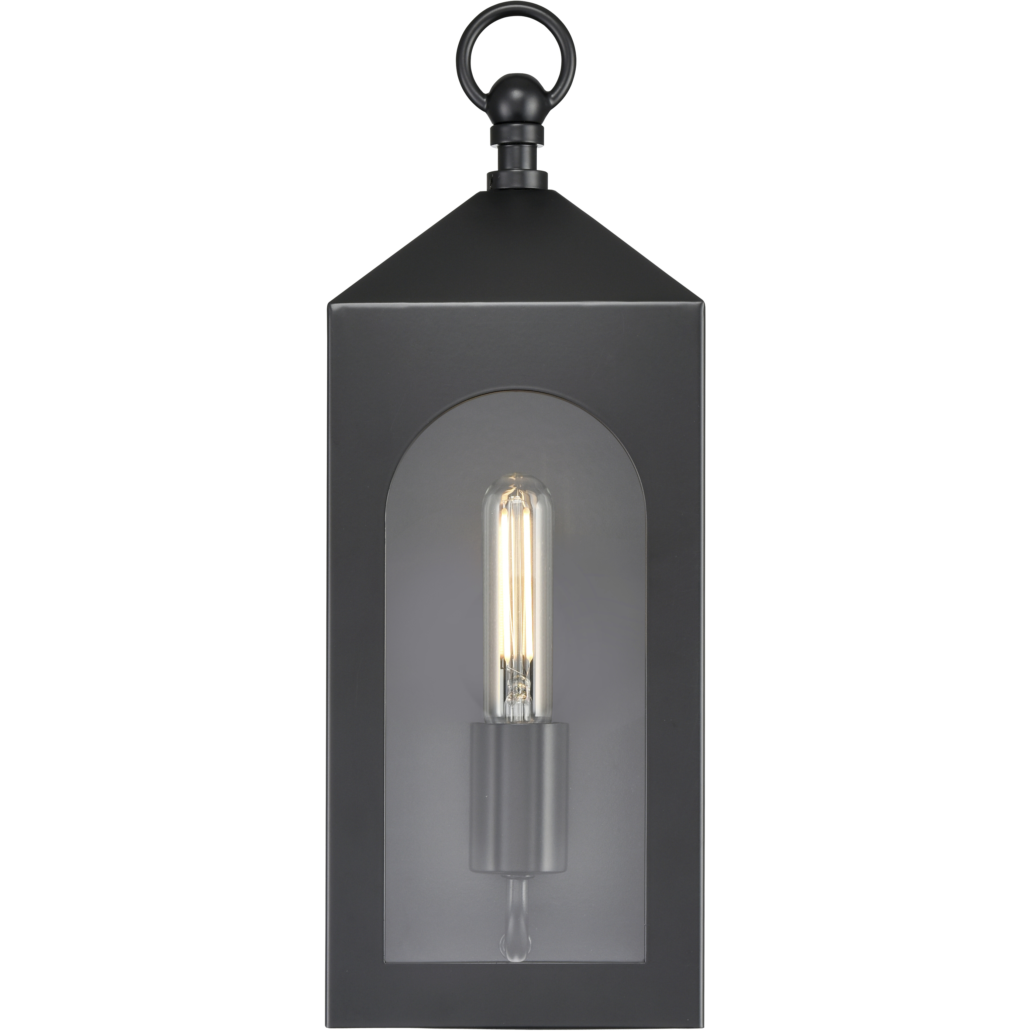Bratton 1 Light 16 inch Powder Coated Black Outdoor Wall Sconce